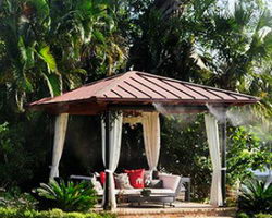 พ่นหมอกศาลาพักผ่อน พ่นหมอกศาลาพักผ่อน